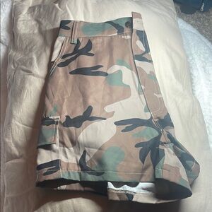 Camouflage Cargo Shorts
